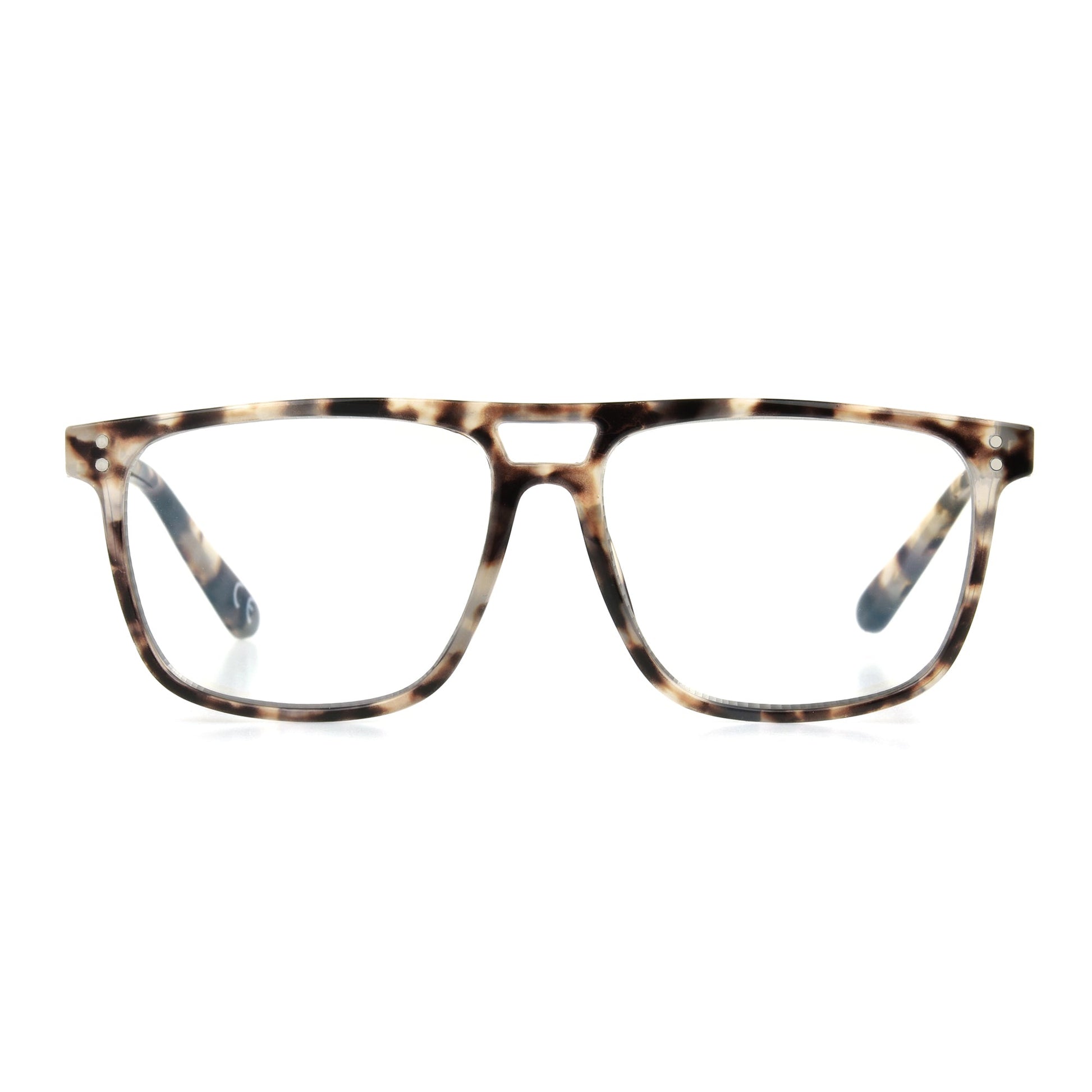 Milo Blue Light Glasses - Reading Glasses - Unmagnified - Tortoise - Variant Link