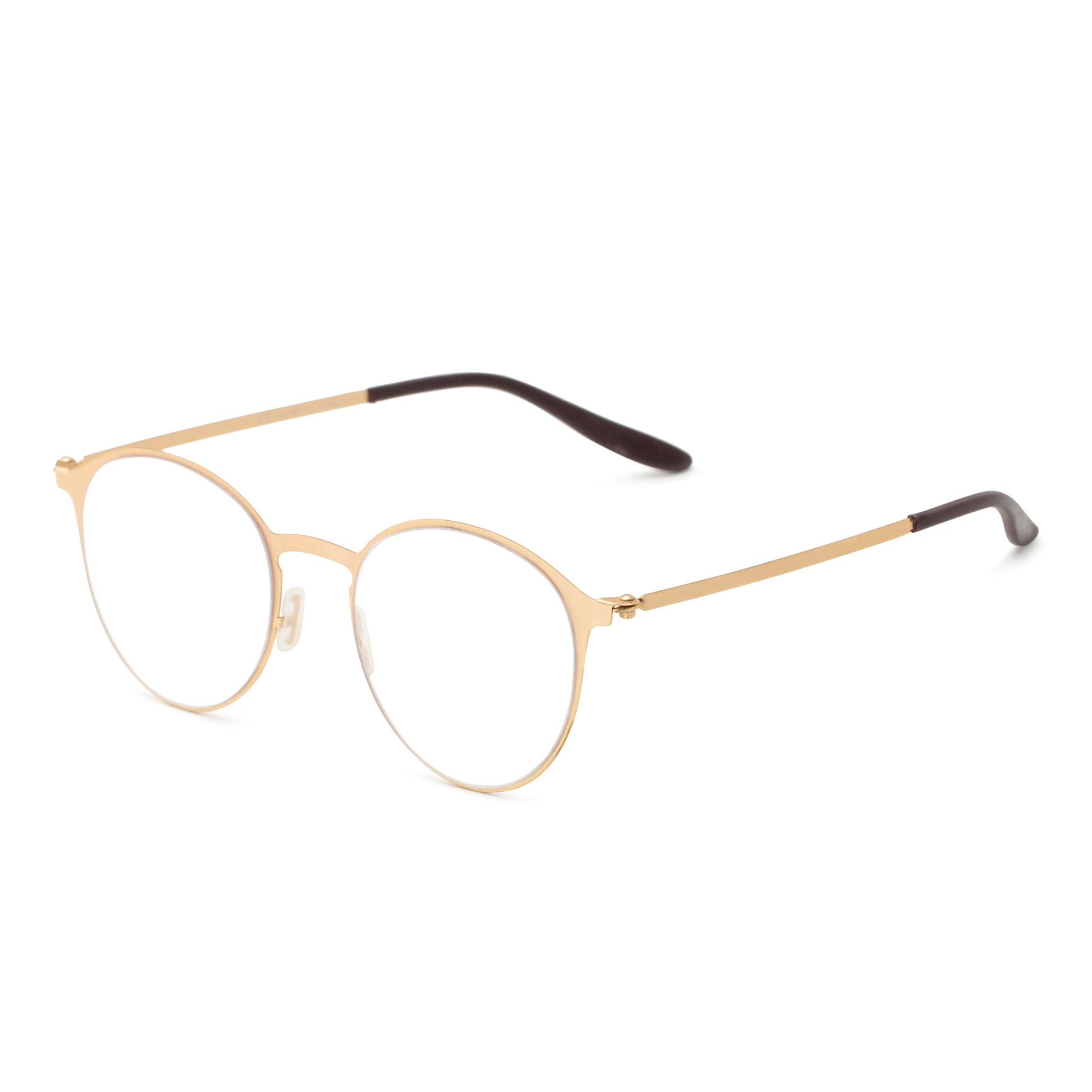 Hayden Super Flat Reading Glasses - Reader - Fully Magnified - Gold - Variant Link