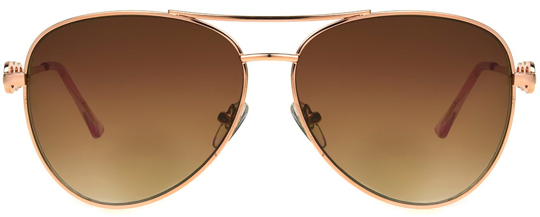 Aviator Eyeglasses Women's Rose Gold Aviator Sunglasses Harley-Davidson® Womens Aviator Sunglasses, Rose Gold Frame