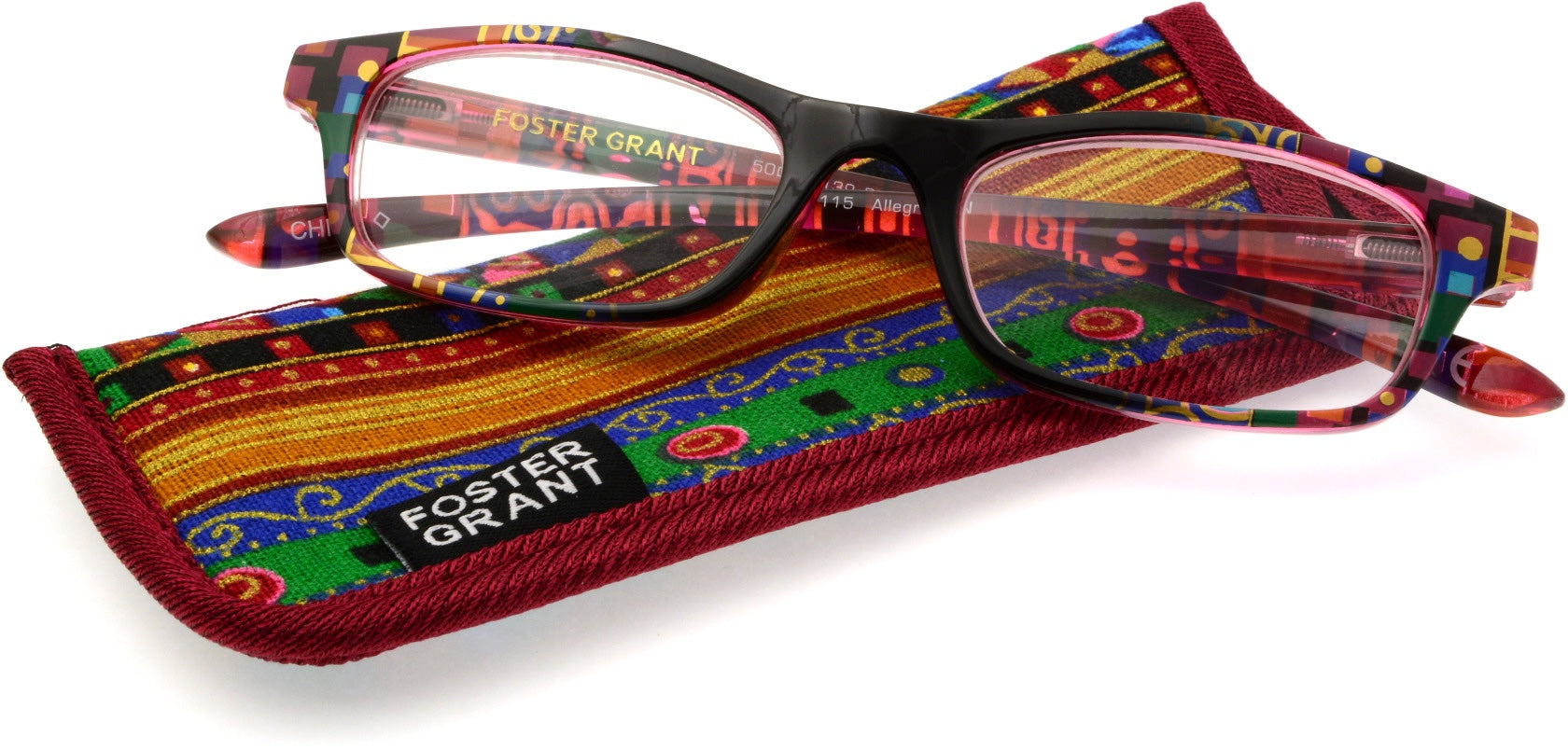 Allegra - Reading Glasses - Fully Magnified - Wine - Variant Link