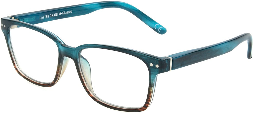 Blue Light e.Glasses Aurelia Teal - Blue Light Reader - Unmagnified - Teal - Variant Link