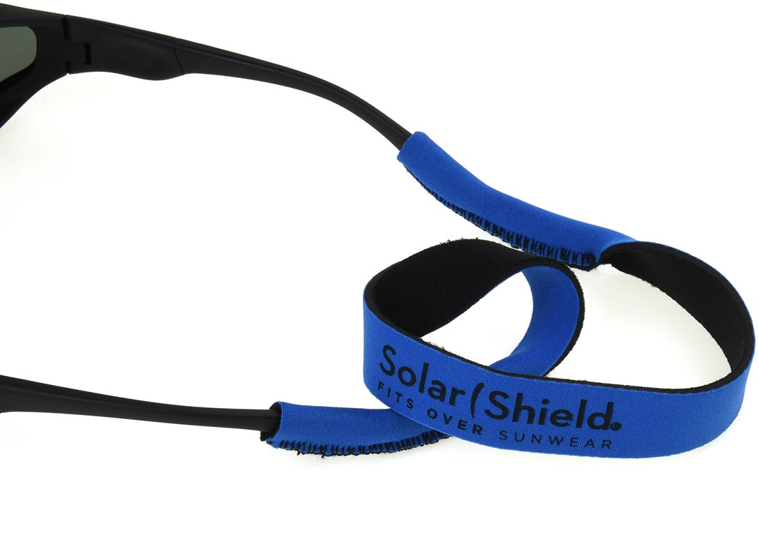 Blue Solar Shield Lanyard