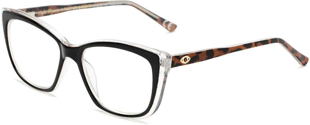 Gloria Multi Focus™ Blue - Blue Light Reader - Multifocal - Black/Tan - Variant Link