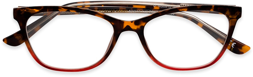 Teresa Multi Focus™ Blue - Blue Light Reader - Multifocal - Black/Red - Variant Link