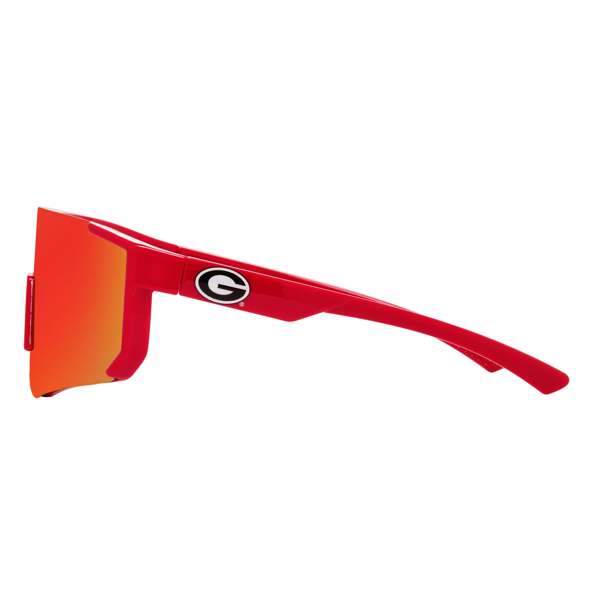Georgia Bulldogs Shield - Sun - Unmagnified - Red - Variant Link