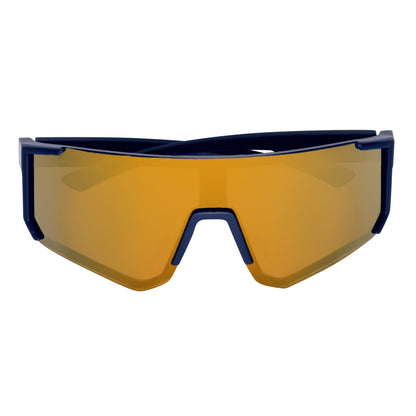 Michigan Wolverines Shield - Sun - Unmagnified - Blue - Variant Link