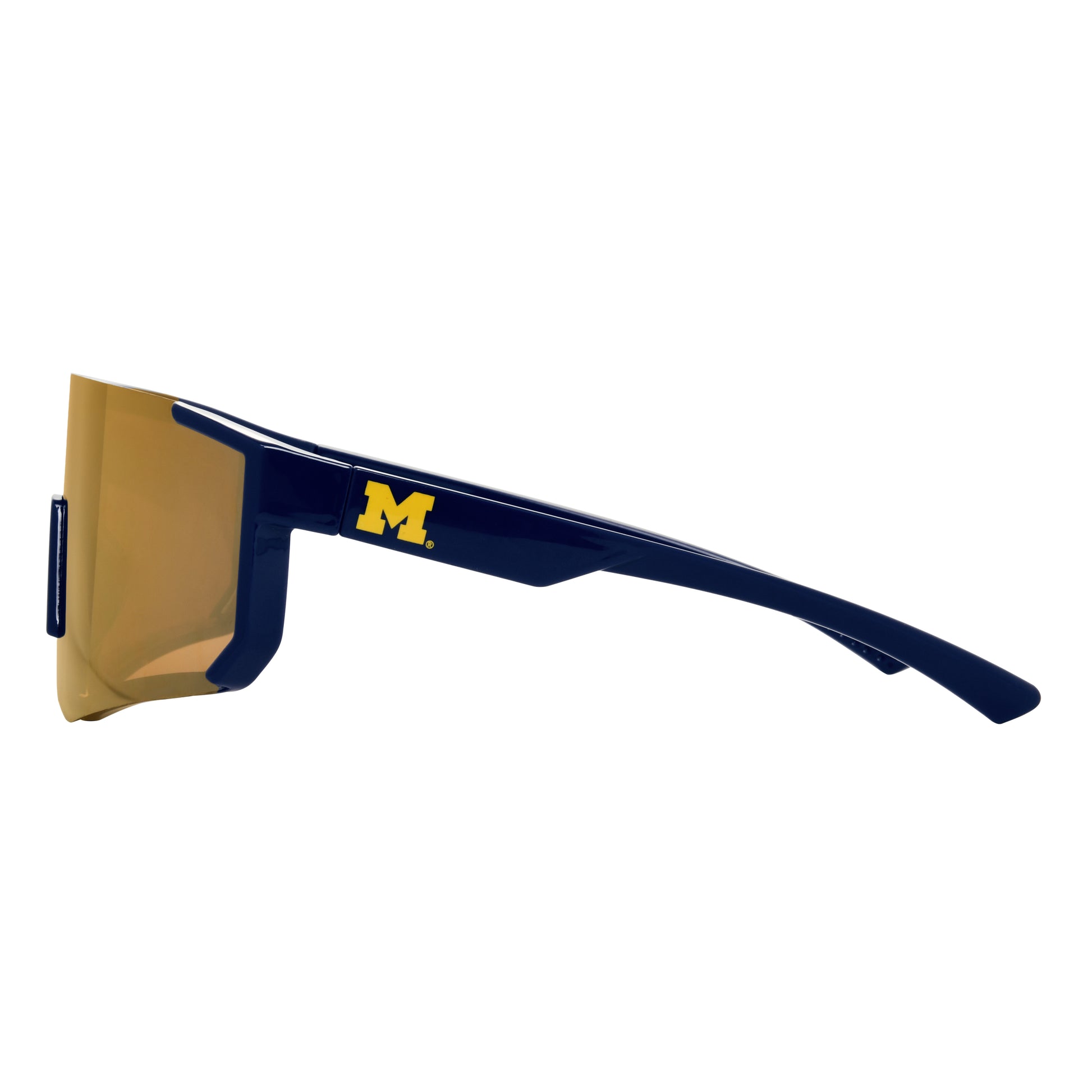 Michigan Wolverines Shield - Sun - Unmagnified - Blue - Variant Link