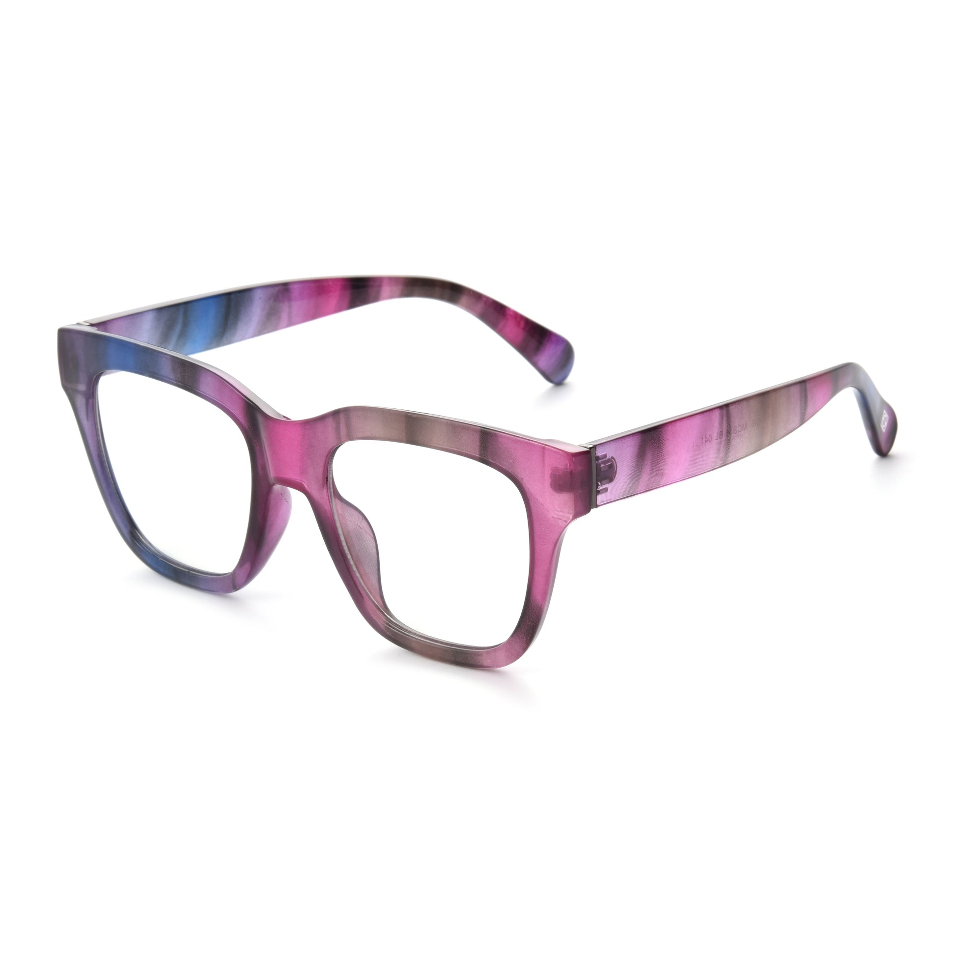 Singapore Blue Light Glasses Reader Unmagnified Pink