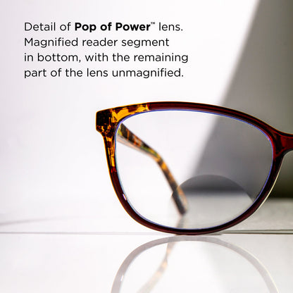Austin Pop of Power™ Bifocal Style Blue Light Readers