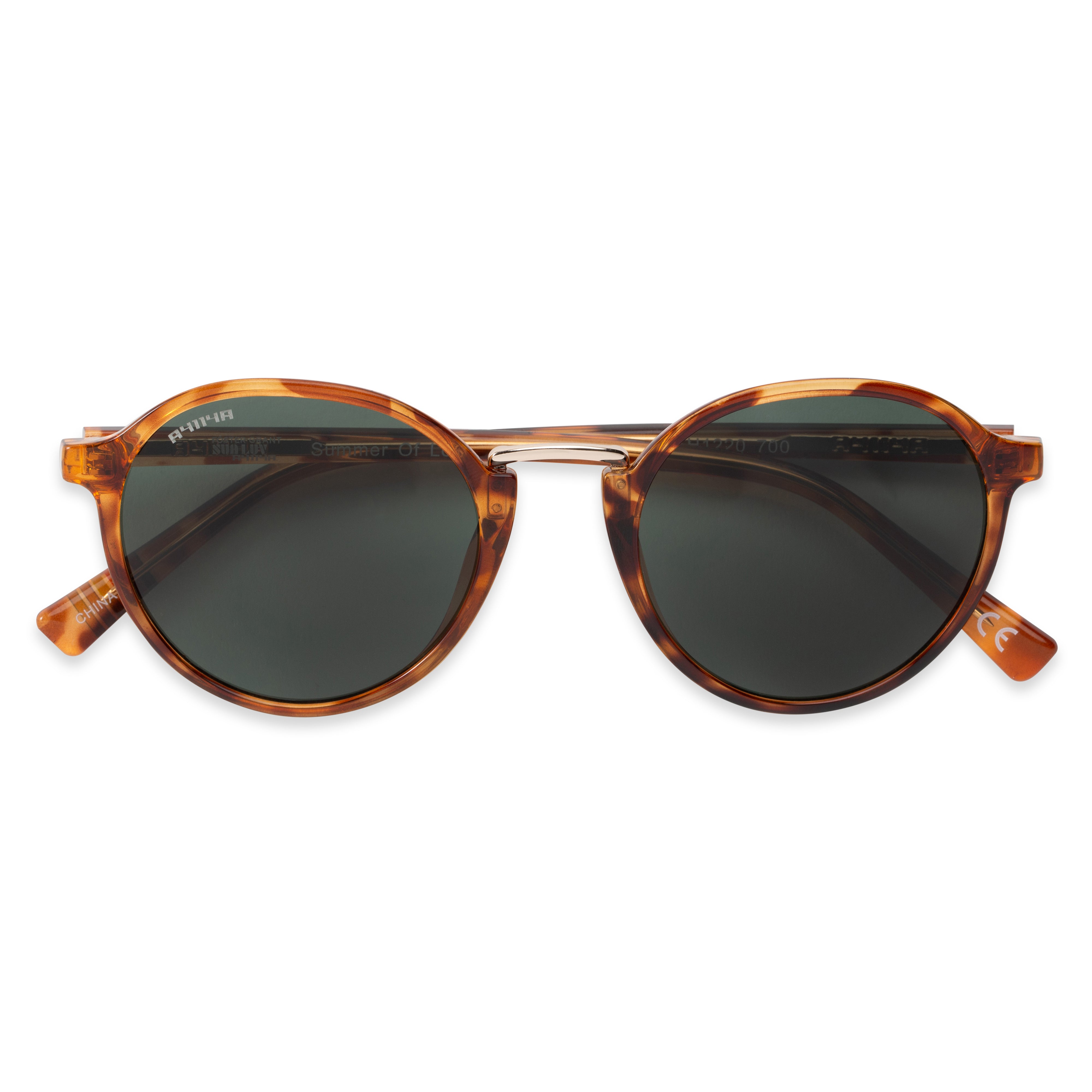 サングラス/メガネ todayful Round Frame Sunglasses Black Grandpa Oversized Square Tinted Sunglasses with Medium