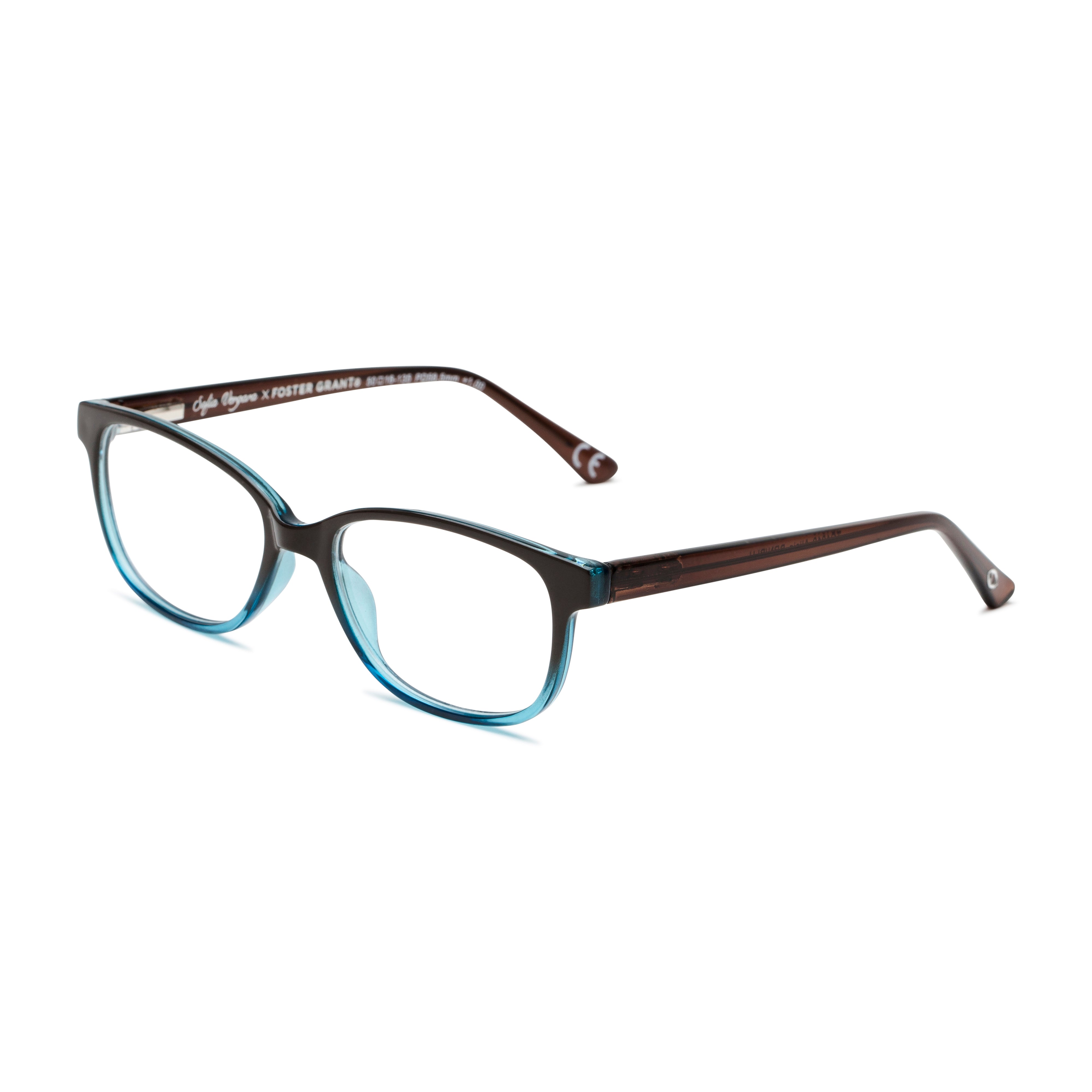 Alicia Multi Focus™ Blue Light - Reader - Multifocal - Brown/Blue