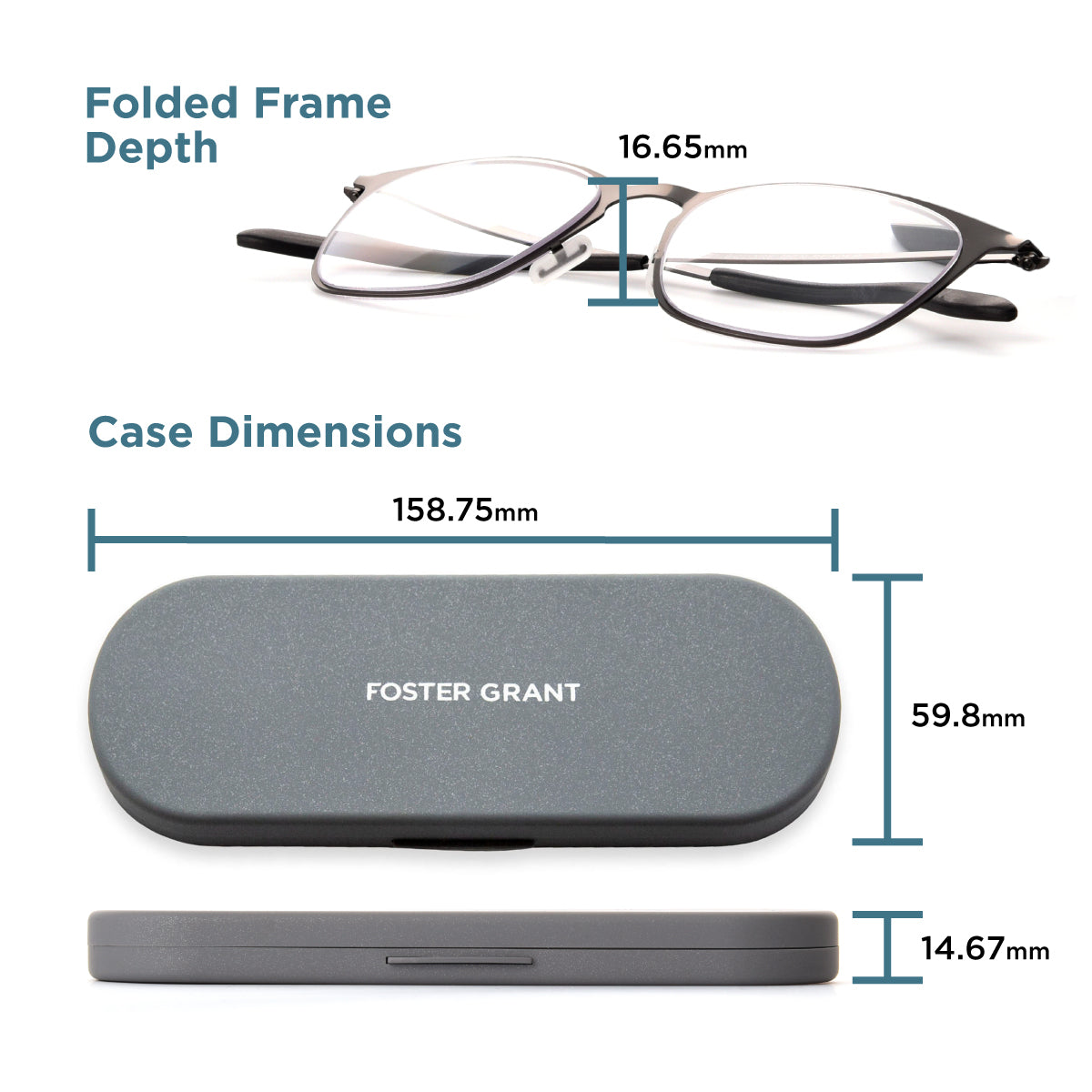 The Liam Super Flat Blue Light Glasses by Foster Grant®