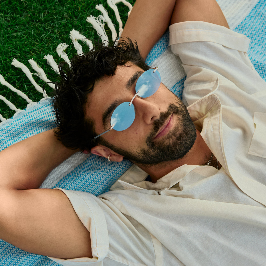 Visit Sun Coupled Up Gold Oval Sunglasses - Image 2