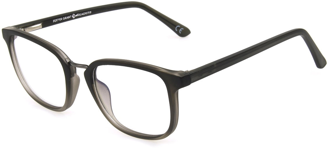 Foster Grant HyperFlexx Reading Glasses HF 25 - Gunmetal Gray, New With Tags