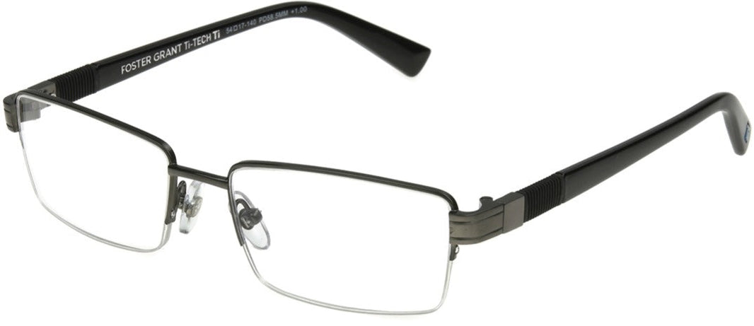 Ti-Tech Dark Gunmetal Semi-Rimless