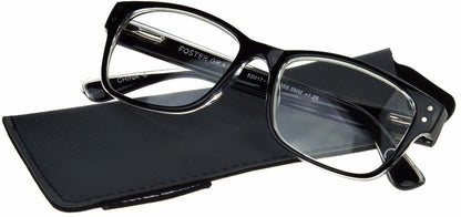 Tristan Pop of Power™ Bifocal Style Blue Light Readers